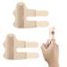 SAVITA 2pcs Finger Splints Composite Cloth Trigger Finger Splints Finger Brace for Broken Finger Protection Pain Relief Broken Fingers Straightening (Complexion Breathable)