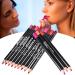 Xzan Lipliner Set - 12 Waterproof Colors | Lip Liner Pencils for Perfect Makeup Look - Red & Brown Shades - Buy Online on GoSupps.com