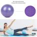 XIECCX Mini Yoga Ball 9 Inch - Home Exercise Pilates Therapy Balance Barre Equipment - Core Stability Training for Physical Fitness - Black - Buy Online on GoSupps.com
