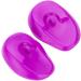 Hair Dye Ear Cover Ear Shield Earmuffs Protective Cover | Reusable Ear Protectors Silicone Hair Perm Shield Waterproof Hair Dye Earmuffs Hair Styling Tools Purple - Buy Online on GoSupps.com