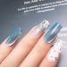 Cat Eye Gel Nail Polish Soak Off 9D Wide Magnetic Bright Silver Glitter Varnish White 8ml - Buy Online on GoSupps.com