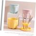 Housoutil 2 Sets Pp Washing Bowl Silicone Makeup Mat Silicone Brush Cleaning Pad Brush Cleaner Kit Makeup Tool Cleaner Beauty Brush Scrubber Bowl Beauty Tools Silica Gel Portable Washer 8.5x8CM As Shown - Buy Online on GoSupps.com