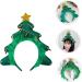 DEARMAMY Glitter Xmas Tree Headband Christmas Tree Light up Headband Headbands Decorative Hairband Christmas Hair Accessories Women Xmas Tree Headband Glitter Headband Fabric - Buy Online on GoSupps.com