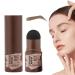 Brow Stamp Kit Waterproof Long-lasting Brow Stencil Kit Eyebrow Powder 10 Reusable Eyebrow Stencils Brow Template Set for Women Girls Natural Brow Makeup Pochy Light Brown