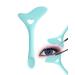 DogieLyn Reusable Multifunctional Silicone Eyeliner Stencil Winged Tip Aid Eyebrow Pencil Smoky Eyeshadow Applicators Plate Cat Shape Eye Liner Shadow Guide Template Lazy Quick Makeup Tool Blue