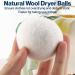 Lizusidtsy 6Pcs Wool Dryer Balls- Premium Natural - Made with Wool That Replaces Dryer Sheets - Lint Remover Easy to Use 7cm - Buy Online on GoSupps.com