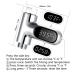 KAMEISHI Shower Thermometer 2nd Gen - LED Digital Display Fahrenheit Celsius - 360 Rotating Screen - Home Bathroom Kitchen - K2 - Buy Online on GoSupps.com