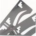 DOITOOL Eyebrow Makeup Tools 10 Pcs Eyebrow Ruler Tool Large Shower Mat Brow Mapping Eyebrow Stencil Supplies Stainless Steel 17x4.8cmx5pcs Blackx5pcs - Buy Online on GoSupps.com