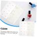 Mikinona 1 Set Nail Set Nail Tips Nails Nail Buffer Block Plastic Nail French Manicure Kit Nail Grinding Bar Nail Grooming Kit Manicure Clippers Fingernail Stainless Steel Artificial 13X7cm Assorted Color 3 - Buy Online on GoSupps.com