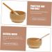 Angoily 1 Set Four Piece Facial Mask Bowl Skin Stirring Bowl Spachella Silicone Diy Mask Tool Silicone Facial Brush Essential Oil Bowl Facial Tool Hair Clay Wooden Crafts Mix - Buy Online on GoSupps.com