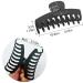 7 Large Non-Slip Hair Claw Clips for Women and Girls - Strong Hold - Perfect for Thin and Thick Hair - 4 Inches - Trendy Matte Colors - Pink Blue Green Black Orange Brown - Buy Online on GoSupps.com