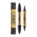 ZukZythepsor Eyebrow Pencil Microblading Pencil with 4 Fine Tips Waterproof Long Lasting Eyebrow Pencil (Dark Brown)