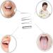 Lijuanwang Tongue Cleaner - 3 PCS Stainless Steel Tongue Scraper Brush for Bad Breath Relief - Buy Online on GoSupps.com
