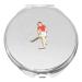 Hockey Player Compact Mirror Handbag Gift With Free Engraving 181