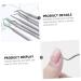 Beavorty 1 Set Manicure tools reverse curved fine tip cuticle tool metal nail pusher cuticle spoon cuticle stick pusher manicure nail trimmer dead skin remover Stainless steel Shaper major - Buy Online on GoSupps.com