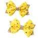 New 2025 2Pcs Glitter Hair Bow Clips For Ribbon Hairpin Barrettes Handmade Ice Cream Bowknot Hair Clips Girs Hair Accessories Jewelry Fashion Accessories Creative Gift