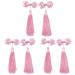 FRCOLOR 3 Pairs Tassels Barrettes Kids Hairpin for New Year Japanese-style Hairpin Girl Barrettes Clip Kids Hair Side Clip New Year Bobby Pin Party Hair Clip Chinese Style Filler Child