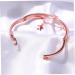 Ultechnovo Sun & Moon Crystal Pearl Bracelet Set - Stylish Gemstone Cuff for Women | 3-Piece Ros gold Design - Buy Online on GoSupps.com