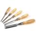Narex 853600 5 Piece Boxed Set of Richter Extra Bevel Edge Chisel (1/4  3/8  1/2  3/4 and 1 inch) Cryogenic Treated Cr-V Steel Hardened to HRc 62 Ergonomic Ash Handles Stainless Steel Ferrules - Buy Online on GoSupps.com
