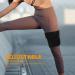 NOLITOY Adjustable Thigh Brace Support | Breathable Neoprene Quadriceps & Hamstring Compression Sleeve for Men & Women - Non-Slip Thigh Wraps - Buy Online on GoSupps.com