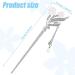 Vintage Rhinestone Pearl Flower Hair Stick Set - 6 Pieces | Chinese Hair Chopsticks with Tassel | Chignon Pin for Women | Hair Accessories for Girls (Chic Style) - Buy Online on GoSupps.com