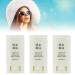 Matte Sun Stick Sunscreen Stick Moisturizing Sunscreen Mugwort + Camelia Relief Sun Sunscreen SPF50 Sun Cream Effectively Protect for All Skin Types 3PCS