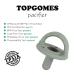 Soother Pacifier 4-Pack - Food Grade Silicone with Handle, 3 Holes for Added Safety, BPA Free (Sage x2 / Ether x2) - Buy Online on GoSupps.com