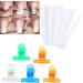 VIFERR Nail Extension Fiberglass Set - 10pcs Manicure Acrylic Tips & 5pcs Nail Art Clamps | International Shipping Available - Buy Online on GoSupps.com