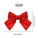 12-Pack Large Oversized Satin Hair Bows French Barrettes Clips - White Red Yellow Blue Black Hair Bow Ribbon Accessories for Women - Buy Online on GoSupps.com