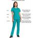 Cherokee Women's Maternity Scrub Top - Workwear Revolution Mock Wrap - Navy, Size Medium | WW688 - Buy Online on GoSupps.com