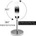 SHACJHNN Lighted Makeup Mirror 1x/10x Magnifying Vanity Mirror with Lights | Double Sided Cosmetic Mirror | Silver-Dimmable Switch - Buy Online on GoSupps.com