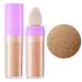 Polvo De Hadas Shimmer Face and Body Highlighter Powder Stick Makeup Body Brighten the Natural Three-Dimensional Face Eyes Lips Hair Body Glow Blusher Fairy Highlight Patting Powder. (Bronze)