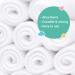 Buy Little Gubbins 20 Cotton Frote Baby Cloths - Soft Reusable Terry Towels for Dirty Buttocks - 20x20 cm Pack | International Shipping Available - Buy Online on GoSupps.com