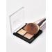 Angled Champagne Colour Liquid Foundation/Blusher/Face Powder/Face Contour Blending Buffer Makeup Brush - Buy Online on GoSupps.com