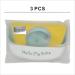 Baogaier Silicone Baby Bibs - 3 Pack Waterproof Easy Clean Feeding Bibs for Toddlers & Kids - Animal Designs in Blue/Grey/Yellow - Buy Online on GoSupps.com