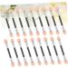 Healeved 50pcs Brush Eyeshadow Eye Makeup Make up for Face Eyeshadow Brush Kit 8x1cm Pink - Buy Online on GoSupps.com