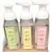 3 - Pack Aromatherapy Foaming Hand Soap 8.75 oz Each Eucalyptus Spearmint Sparkling Lemon & Champagne Celebration Gentle Cleansing Luxurious Scented Hand Wash