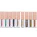Diamond Glow Liquid Eye Shadow, QIBEST Metals Glitter Shimmer Eyeliners Long Lasting Waterproof Sparkling Eye Shadow Set (9 Colors) 1