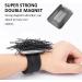 Buy Magnetic Silicone Bracelet - Portable Square Magnetic Hand Loop for Tinkering Sewing & Hairdressing - Black - Buy Online on GoSupps.com