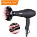 Professional Ionic Infrared Hair Dryer 1875W - Black Blow Dryer with Diffuser & Concentrator for Curly Hair - Buy Online on GoSupps.com