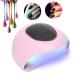 Nail Dryer Lamp - Quick Drying UV & LED Lamps for Gel Nails - Pink Nail Polish Dryer - Buy Online on GoSupps.com