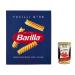 Italian Gourmet E.R. Barilla Fusilli Italian Pasta No. 98 500g + Italian Gourmet Pulp 400g (Pack of 20)