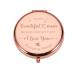 Gift for Mom from Daughter Mom Birthday Gifts I Love You Mom Rose Gold Compact Mirror Gifts for Mom Mom Gifts for Birthday Sentimental Gifts for Mothers Day Best Mom Mother Gifts for Mom from Son