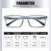 Tusocci Blue Light Blocking Glasses - Matte Transparent Grey | Anti-Eyestrain & UV Glare for Computer, Gaming, Phone, TV - Includes Glasses Case - Buy Online on GoSupps.com