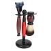 Beard Shaving Brush Set - Portable 3pcs Kit with Comfortable Handle for Salon & Home Use - Buy Online on GoSupps.com