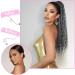 30 Long Curly Drawstring Ponytail Extension - Synthetic Hairpiece in MTgrey# - Women's Hair Extension - Buy Online on GoSupps.com