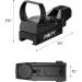 Pinty Red Green Dot Sight Reflex Tactical Riflescope | 4 Reticle Patterns | 20mm Free Mount Rails | Black Khaki - Buy Online on GoSupps.com