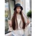BGHJUE Fisherman's Hat Wig - Women's Fashion Long Curly Hair Summer Accessory - Buy Online on GoSupps.com