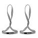 Dasking 2 pieces nylon climbing loop 18mm 23kn climbing rope for climbing outdoors yoga hammock abseiling equipment abseiling tree work outdoor activities - climbing sling runner 60 120cm 120cm gray