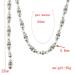 FXmimior Bridal Jewelry Backdrop Necklace - Exquisite Rhinestone Back Chain Jewelry for Women | Perfect Wedding Accessory - Buy Online on GoSupps.com